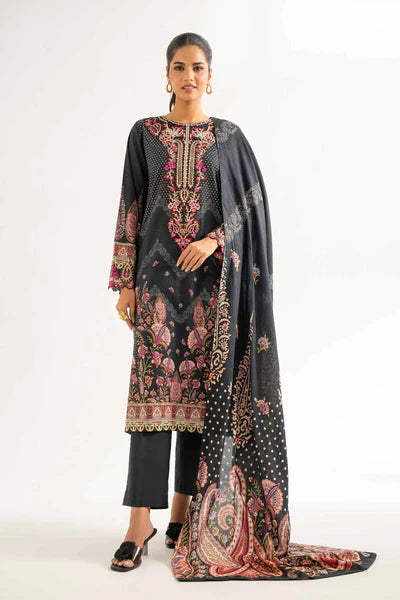 3 Piece - Digital Printed Embroidered Suit - 42501924