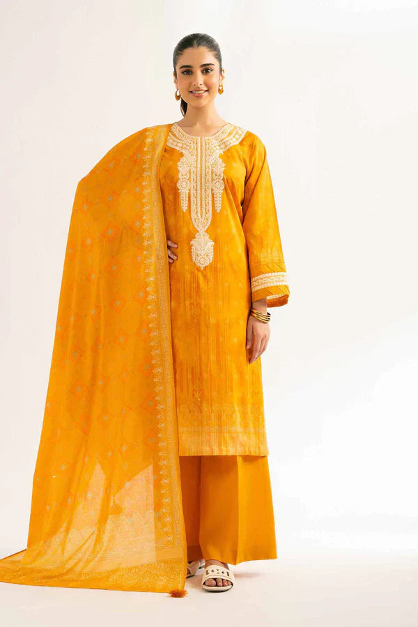 3 Piece - Digital Printed Embroidered Suit - 42501928