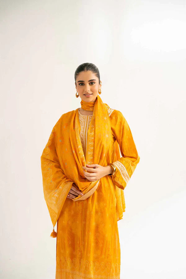 3 Piece - Digital Printed Embroidered Suit - 42501928