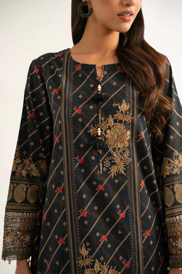 3 Piece - Digital Printed Embroidered Suit - 42501930