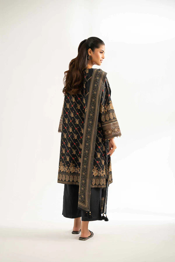 3 Piece - Digital Printed Embroidered Suit - 42501930