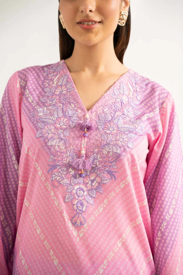 3 Piece - Digital Printed Embroidered Suit - 42501931