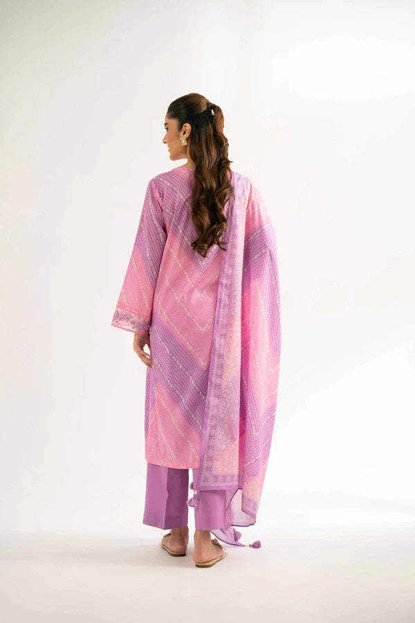 3 Piece - Digital Printed Embroidered Suit - 42501931