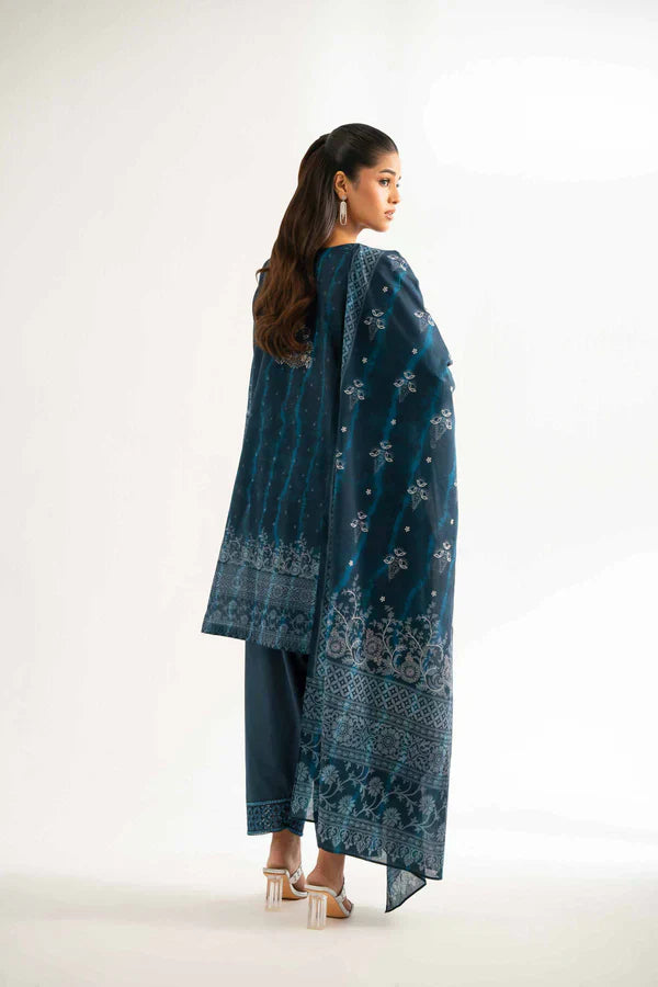 3 Piece - Digital Printed Embroidered Suit - 42501932