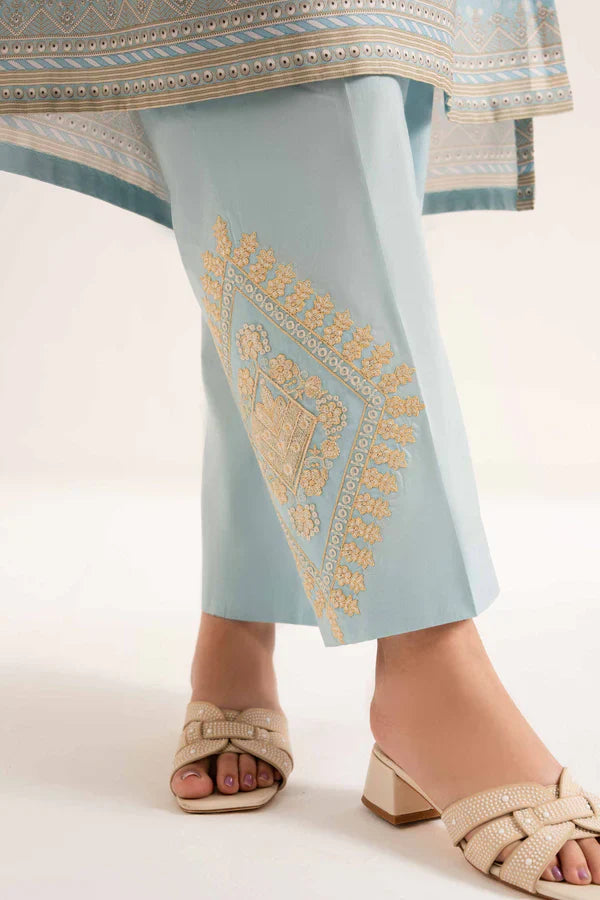 3 Piece - Digital Printed Embroidered Suit - 42501933
