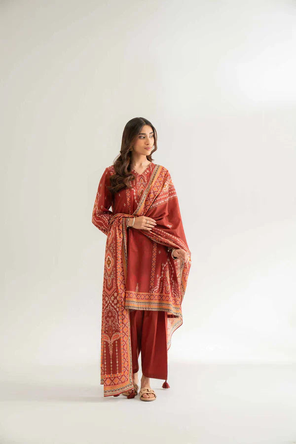 3 Piece - Digital Printed Suit - 42501936