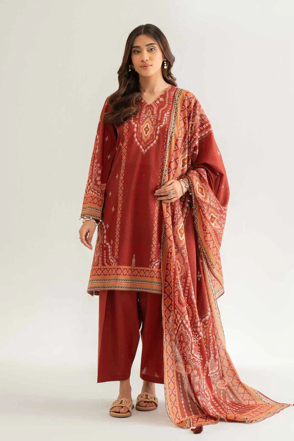 3 Piece - Digital Printed Suit - 42501936