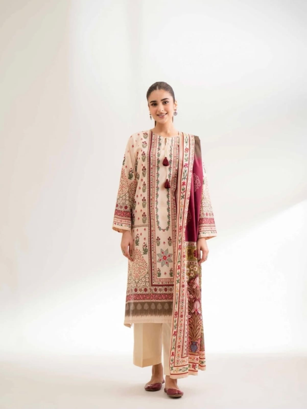 3 Piece - Digital Printed Suit - 42501939