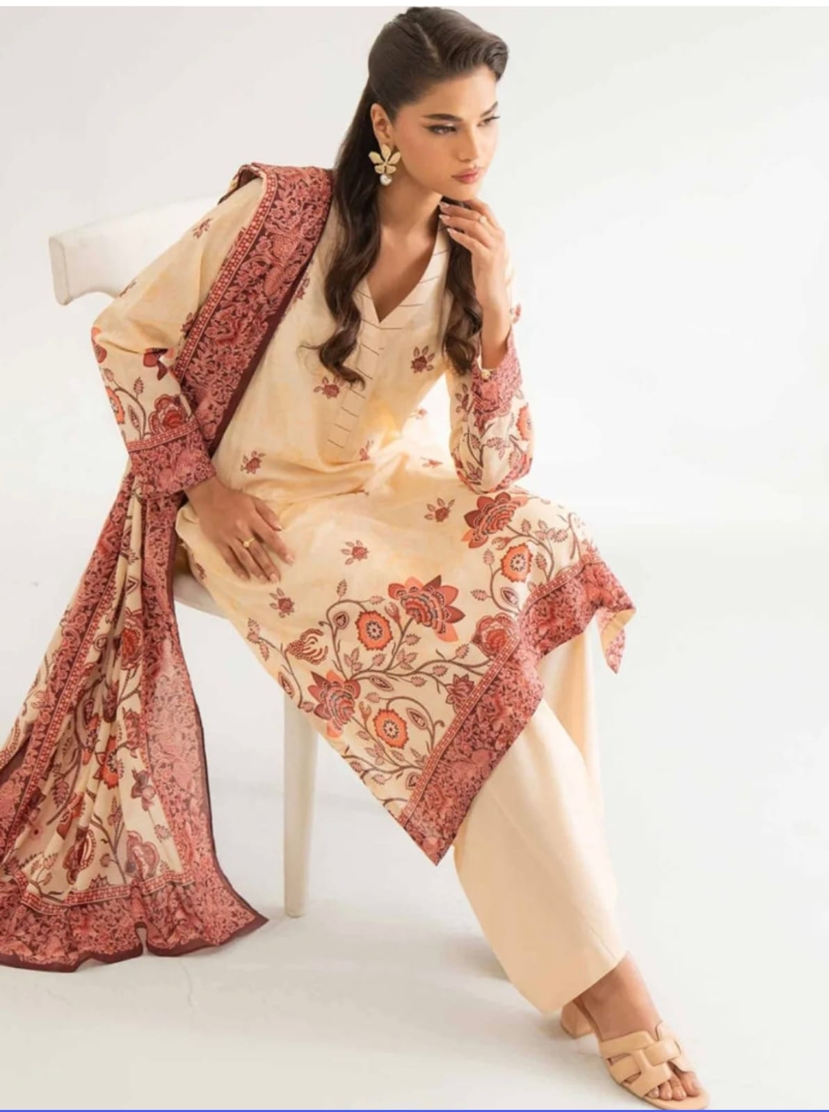 3 Piece - Digital Printed Suit - 42501940