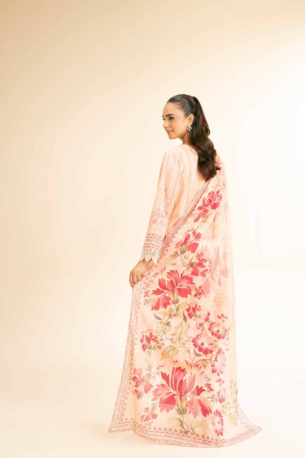 3 Piece - Digital Printed Embroidered Suit - 42501183