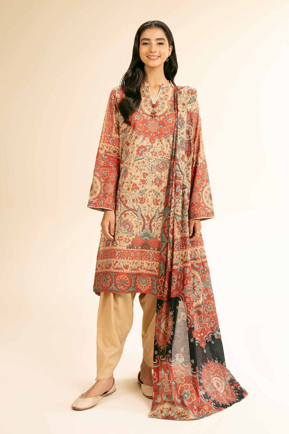 3 Piece - Digital Printed Suit - 42501195
