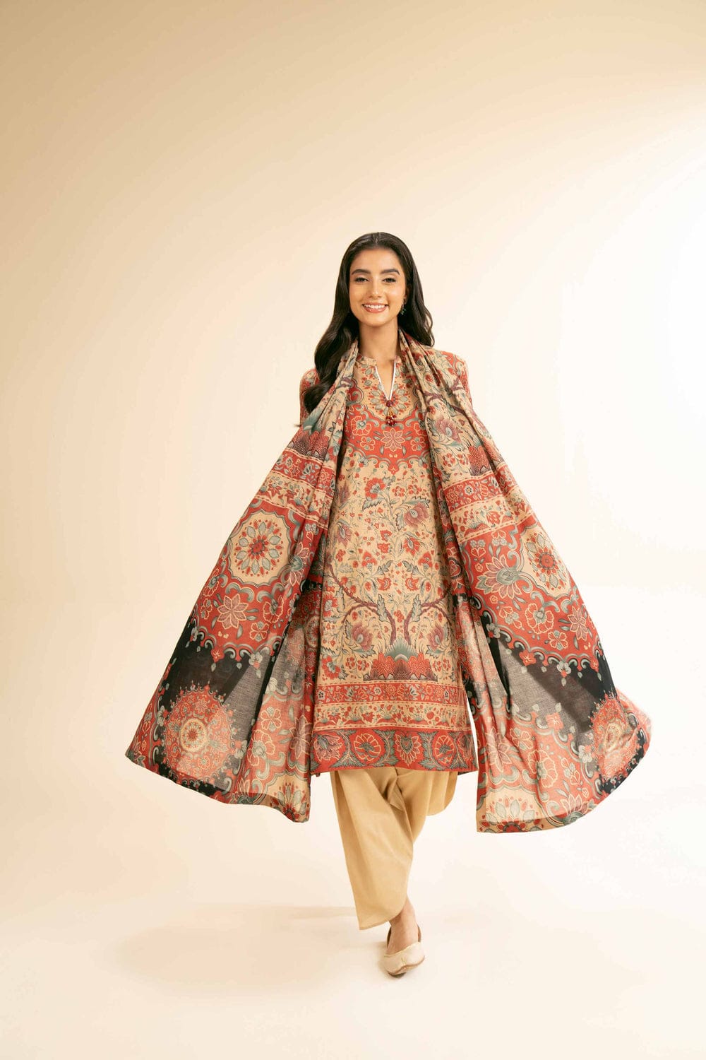 3 Piece - Digital Printed Suit - 42501195