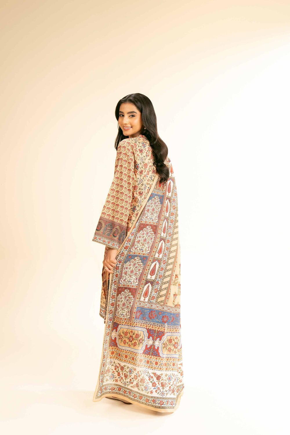 3 Piece - Digital Printed Suit - 42501194