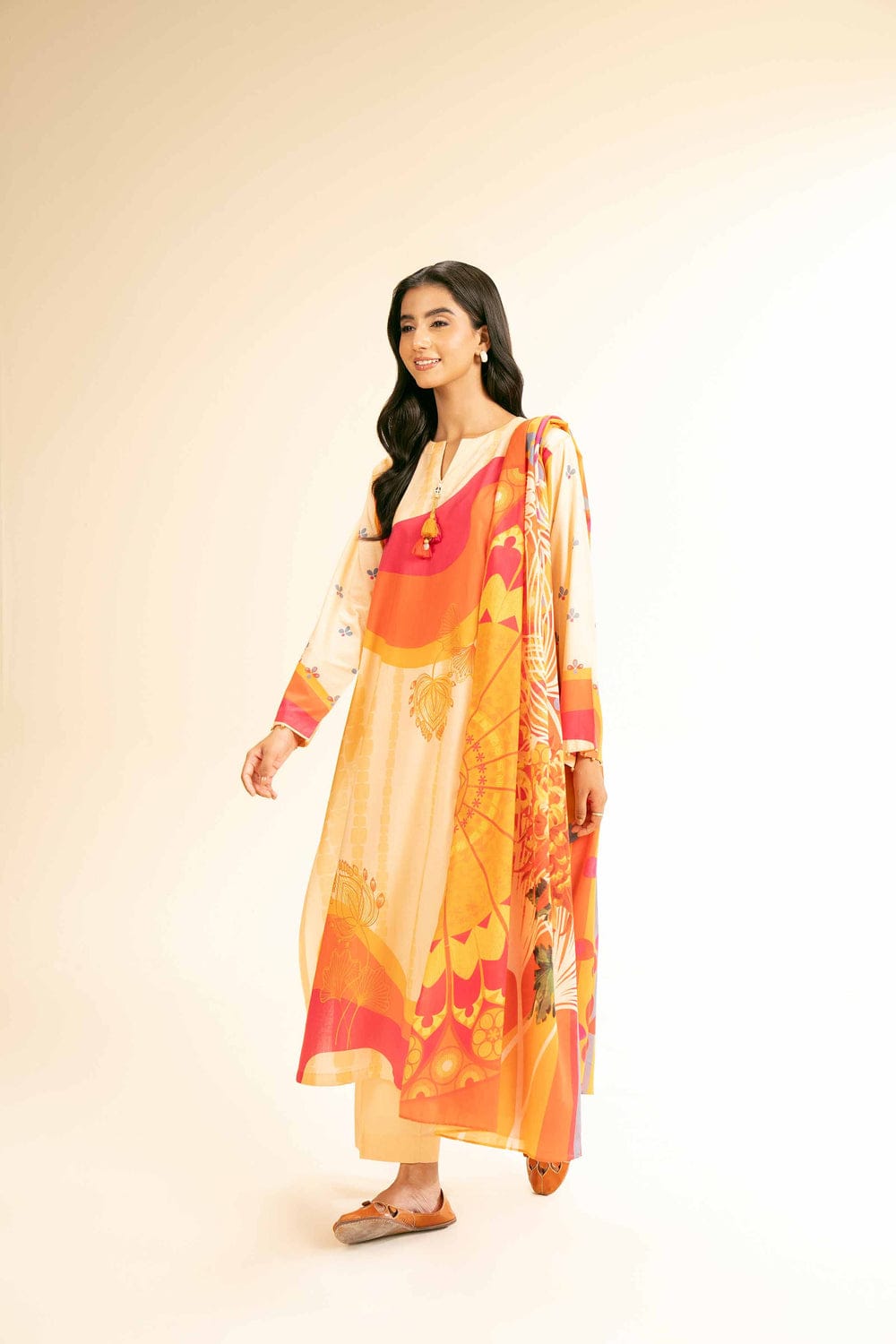3 Piece - Digital Printed Suit - 42501186