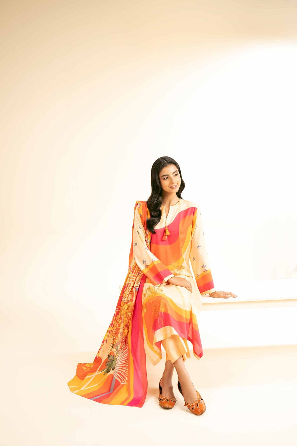 3 Piece - Digital Printed Suit - 42501186
